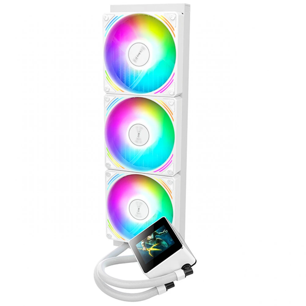 Система водяного охлаждения Huntkey MVP V360, White — 2