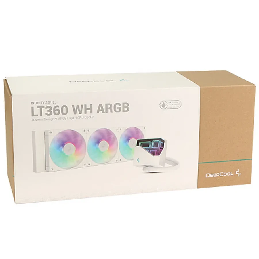 Система водяного охлаждения DeepCool LT360 WH ARGB — 4