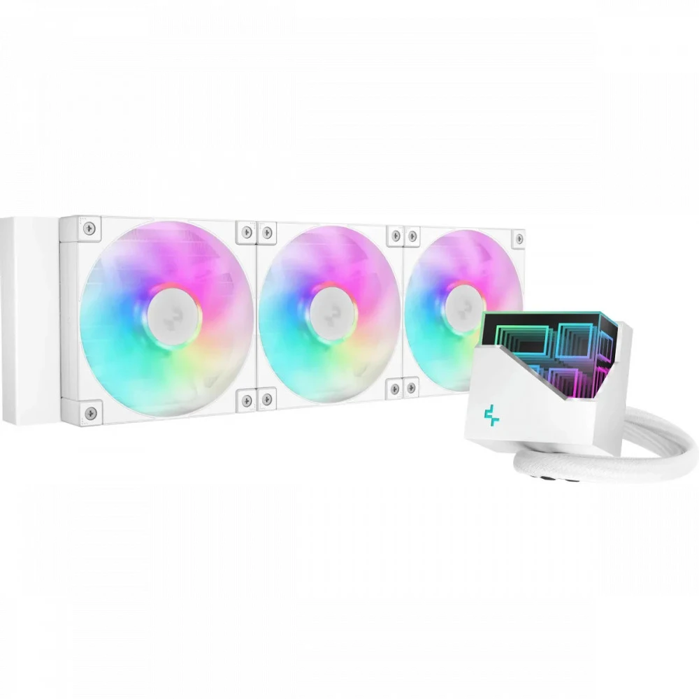 Система водяного охлаждения DeepCool LT360 WH ARGB — 5