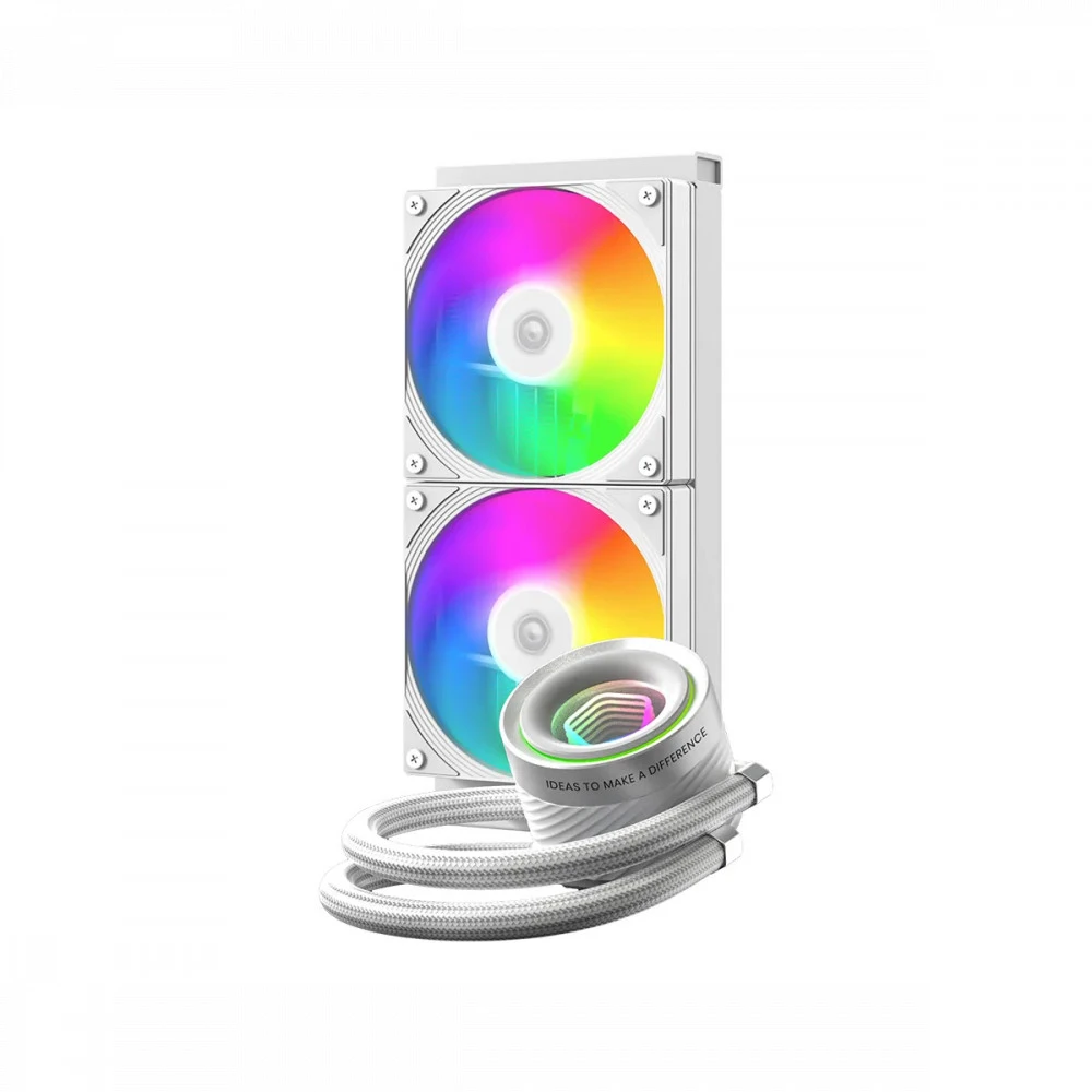 Система водяного охлаждения ID-Cooling FX240 INF White — 2