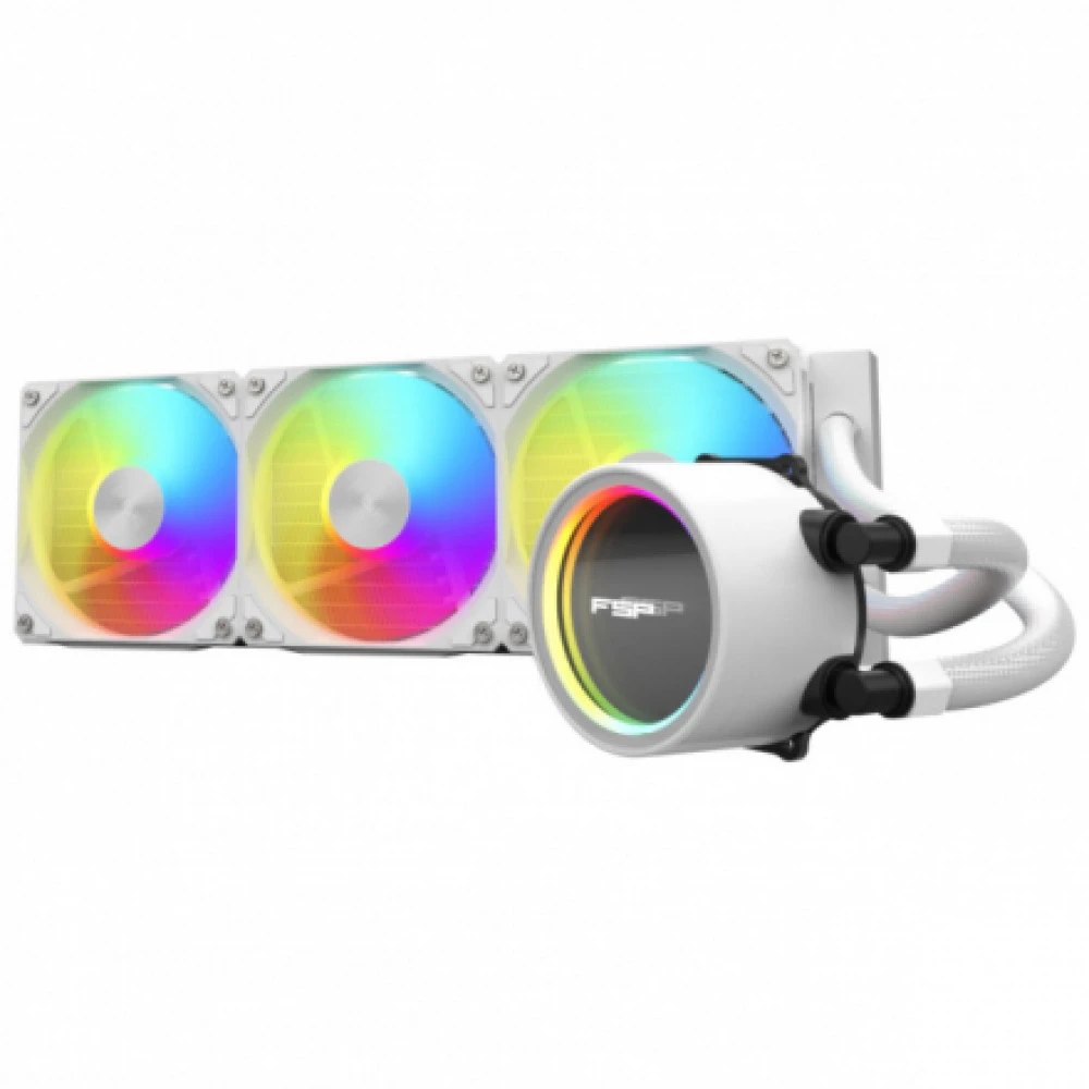 Водяное охлаждение FSP AE36-W 360mm, RGB, белое — 2