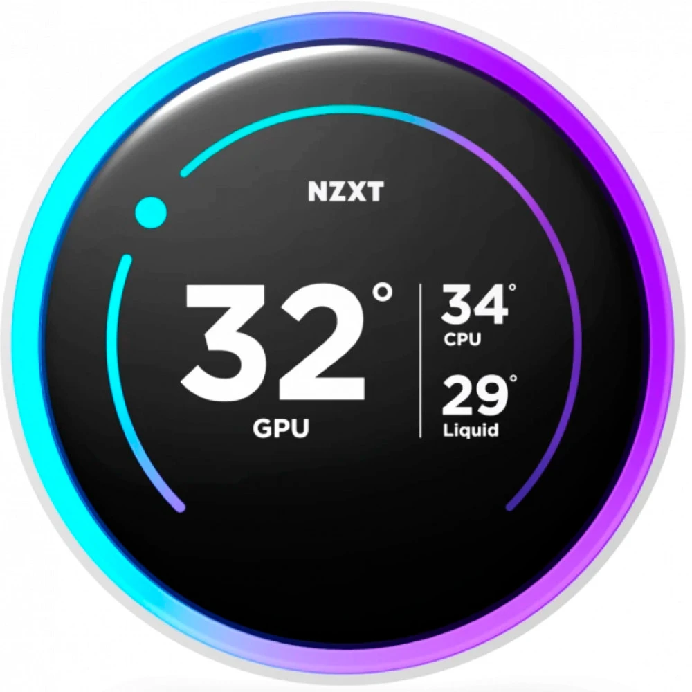 Система водяного охлаждения NZXT Kraken Elite 360 RGB White — 3