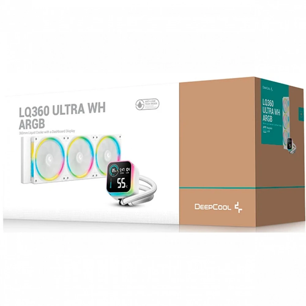 Система водяного охлаждения DeepCool LQ360 Ultra ARGB WH — 5