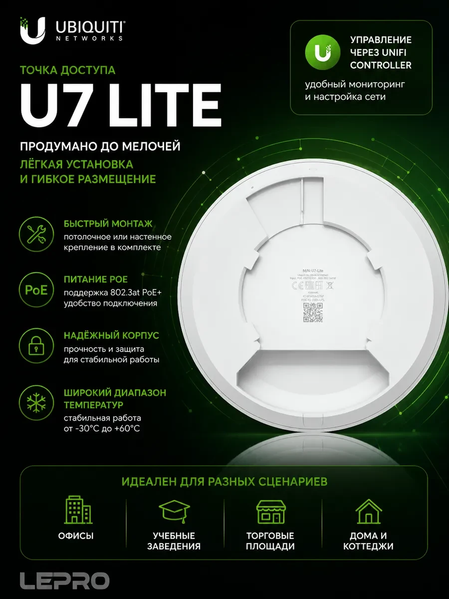 Точка доступа wifi u7 lite — 3