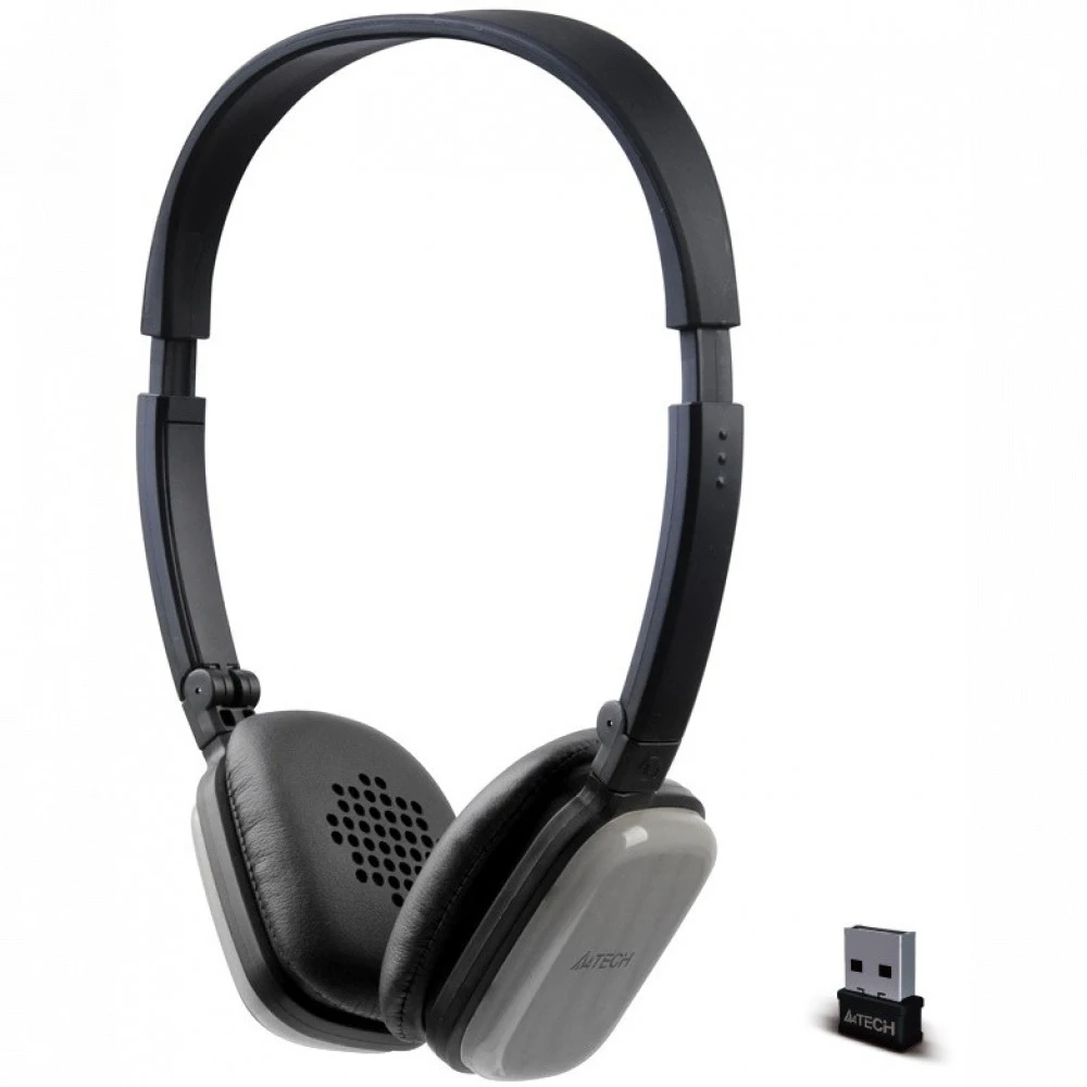 Беспроводная гарнитура A4Tech RH-200, Wireless, 20Hz-20kHz, USB, 90dB, Silver-Grey — 2