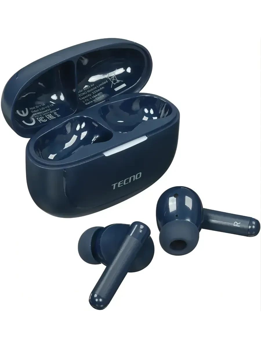Наушники TECNO Buds 4 Air BD04 Air Blue — 2