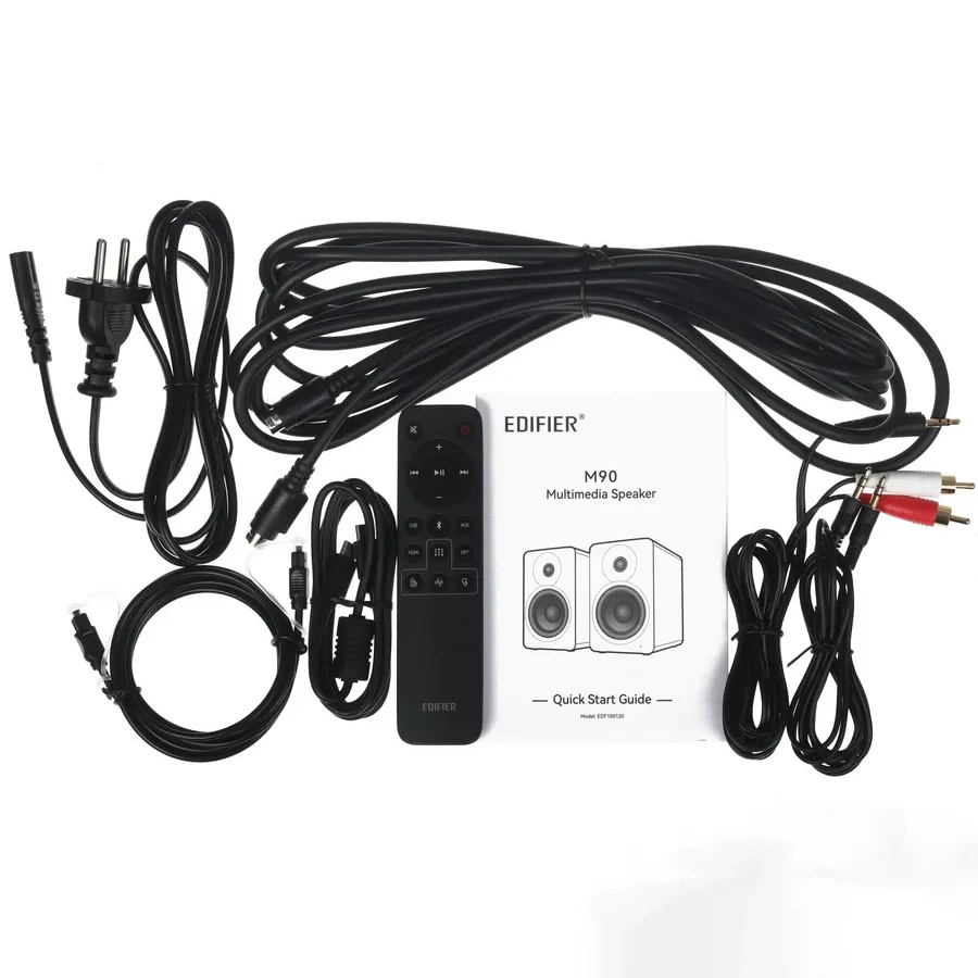 Акустическая система Bluetooth Edifier M90 Black <2.0, RMS 100Вт, 50Гц-40кГц, BT, USB, AUX, HDMI eARC, Optical> — 3