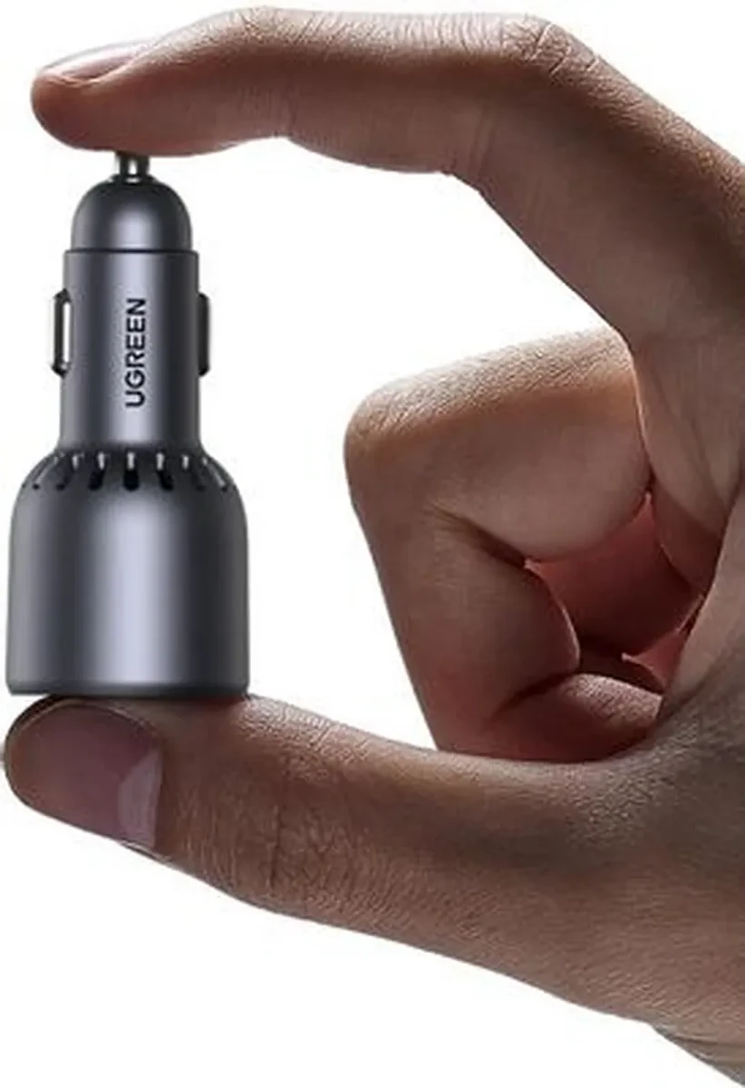 Автомобильное ЗУ Ugreen EC703 2*USB-C PD+USB-A 75W Fast Car Charger, 35024 — 3