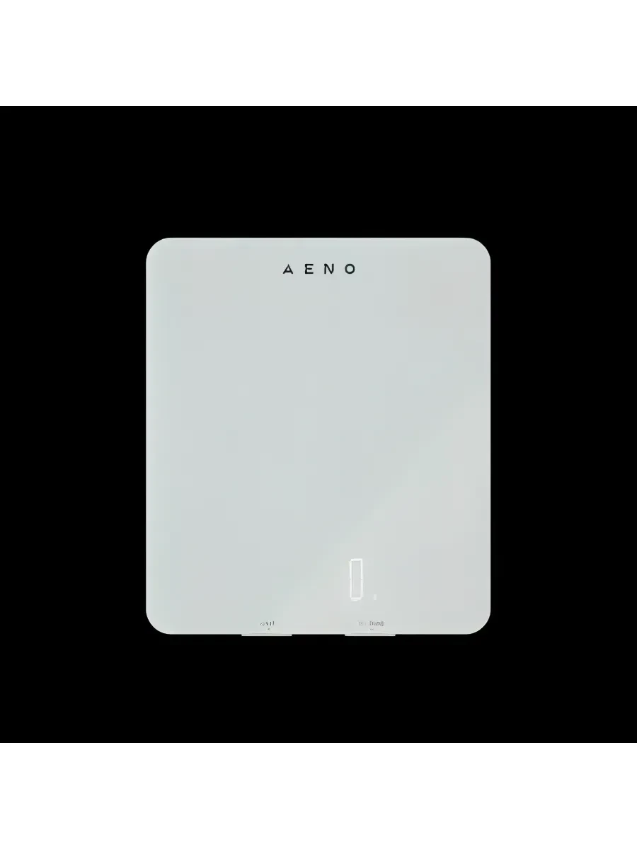 Умные кухонные весы AENO KS1S, максимальная нагрузка - 8 кг, Bluetooth, более 10 000 продуктов и блюд, анализ по 25 показателям, режим для кофе, 6 единиц измерения: кг, г, фунты, унции, жидкие унции, мл, материал - стекло. — 2
