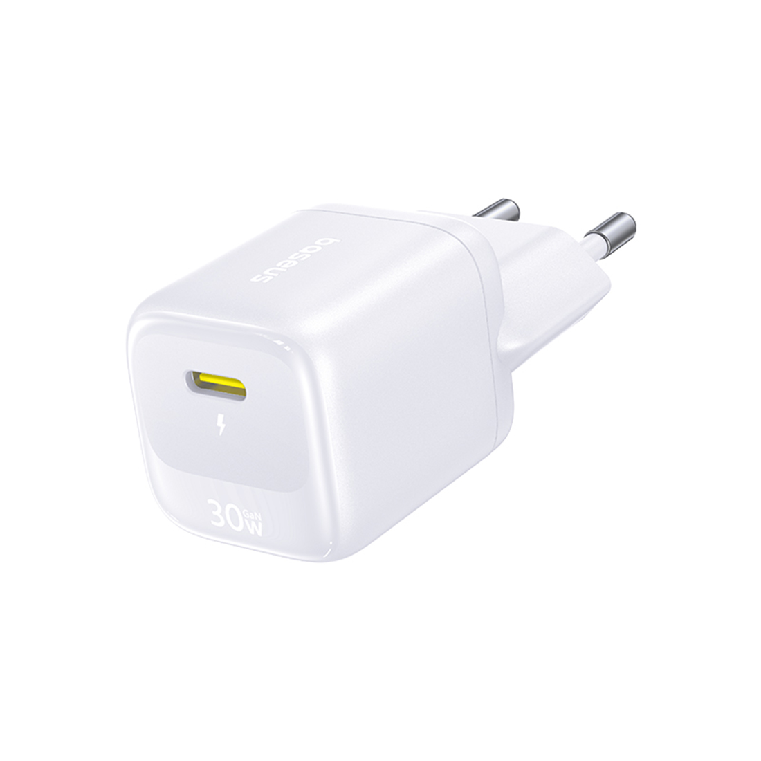 Адаптер питания Baseus FN22 1C 30W EU Moon White (E0123101) — 2
