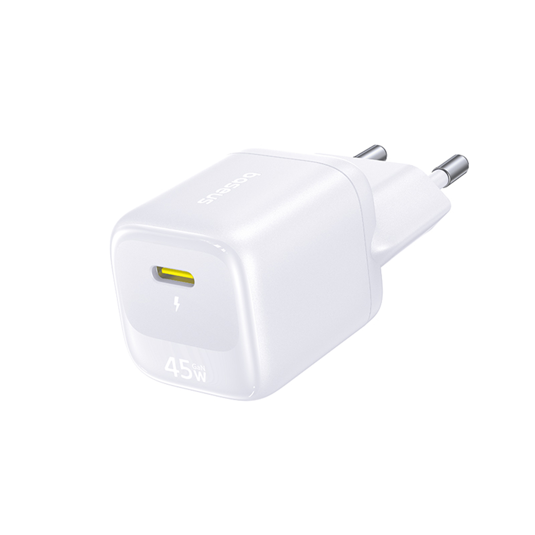 Адаптер питания Baseus FN22 1C 45W EU Moon White (E0123301) — 2