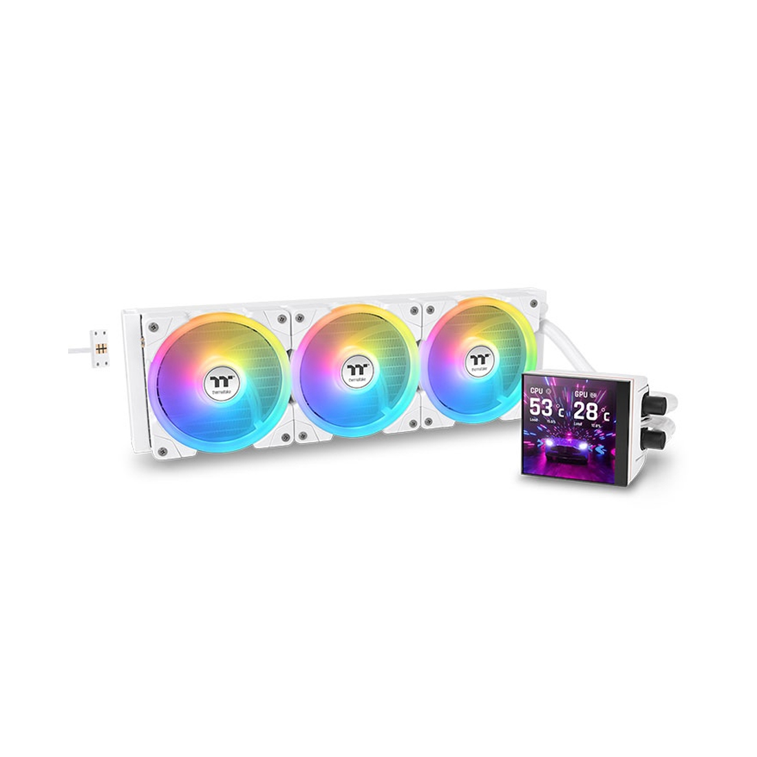 Водяное охлаждение Thermaltake MAGFloe 360 Ultra, белое