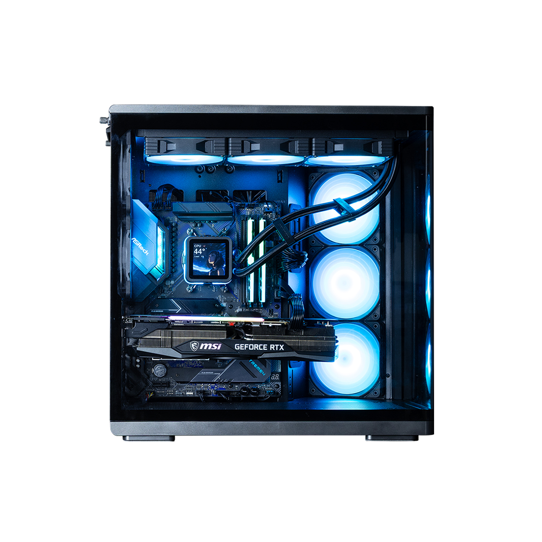 Корпус Zalman P60 Black, ATX, чёрный — 3