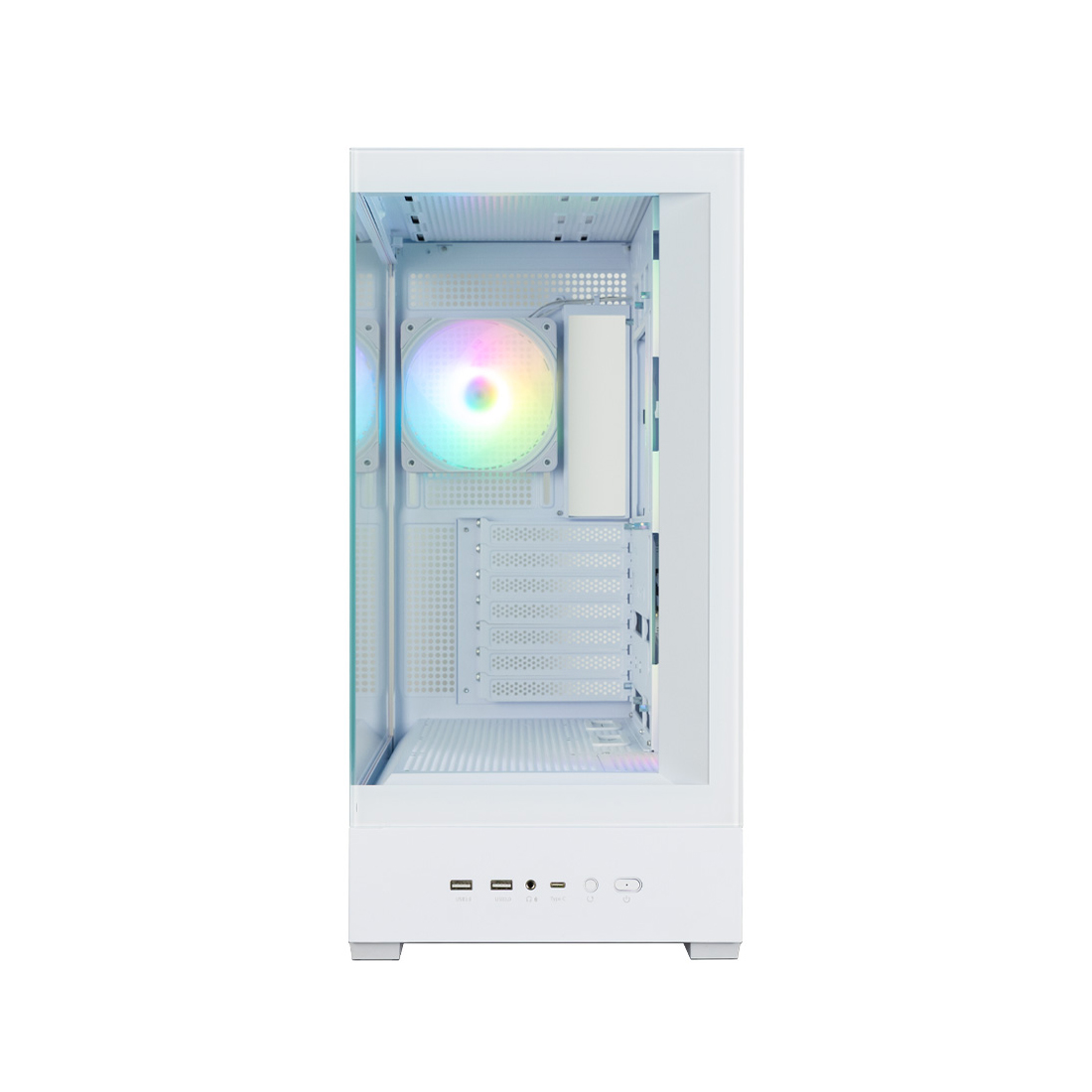 Корпус Zalman P40 DS White, ATX, белый — 2
